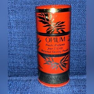 NEW Rare Yves Saint Laurent Vintage Opium perfumed dusting powder 1.25 oz
